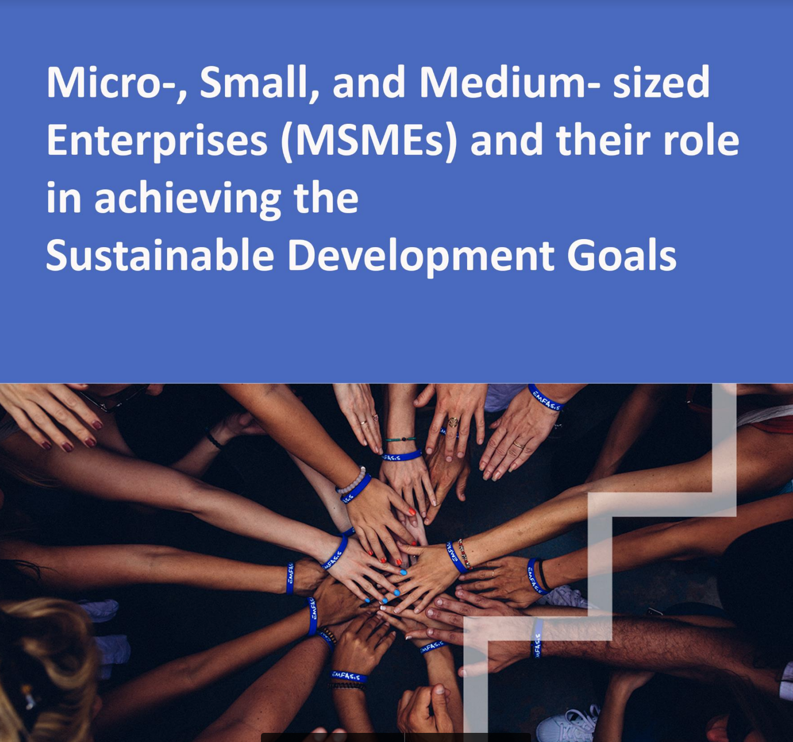 MSMEs and SDGs